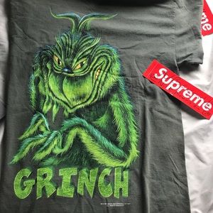 Vintage 1990s Dr Seuss Grinch Tee Christmas
